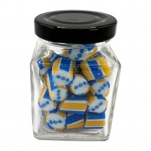 Small Glass Jar with Rock Candy 70g